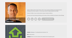 Desktop Screenshot of garthhumbert.com